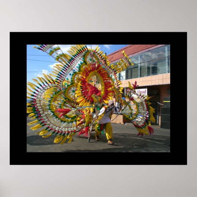 Poster Carnaval de Trinidade 2010 (Frente)