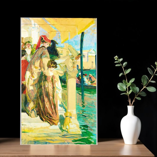 Poster Carnaval de Veneza, Lucien Simon (Criador carregado)