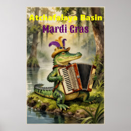 Poster Carnaval do Atchafalaya Basin