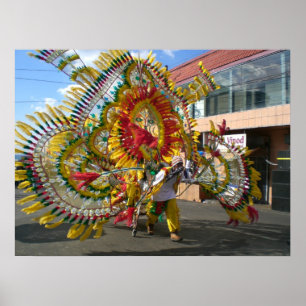 Póster Carnaval em Trinidad