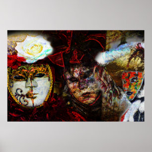 Poster Carnaval Mask Group