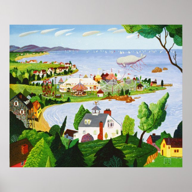 Poster Carnaval na praia (Frente)