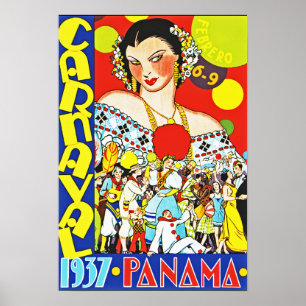 Poster Carnaval no Panamá