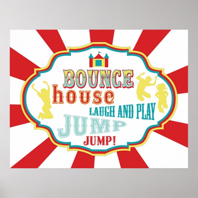 Poster Carnaval ou Sinal de Bunt House Circus (Frente)