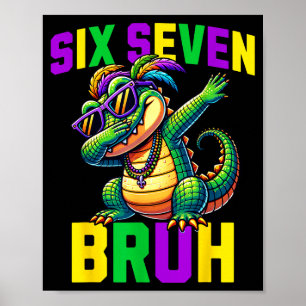 Poster Carnaval Seis Sete Cara Mardigator Jacaré 67
