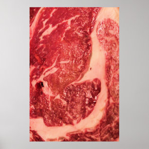 Póster Carne Bruta — Ribeye Steak