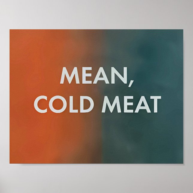 Poster Carne Fria - Apenas Assassinatos no edifício (Frente)