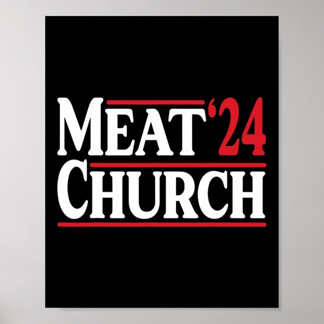 Poster Carne Igreja 24 Bbq  (Frente)