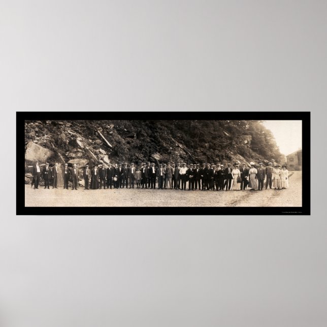 Póster Carnegie Steel Company Foto 1908 (Frente)