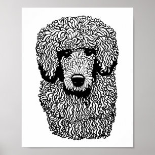 Poster Carneiro Whimsic Cabeça de Cachorro Animais de est