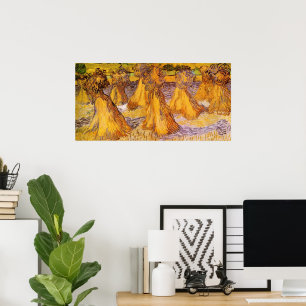 Poster Carnes de trigo de Vincent van Gogh