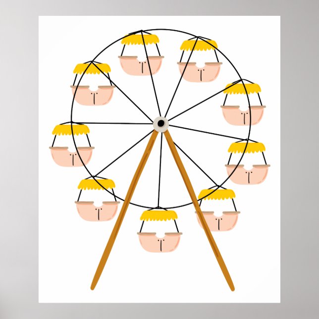 Poster Carnival Ferris Wheel (Frente)