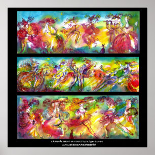 Póster CARNIVAL NOITE / Mascarada veneziano,Dance Music