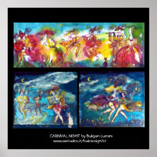 Poster CARNIVAL NOITE / Mascarada veneziano,Dance Music
