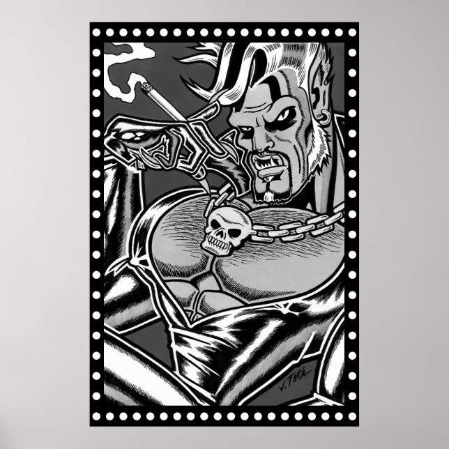 Poster Carnivorous™/Werebiker (Frente)