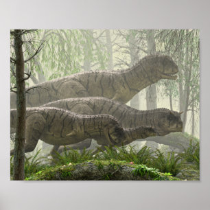 Poster Carnotaurus Herd