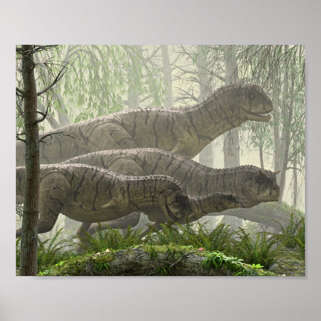 Poster Carnotaurus Herd (Frente)