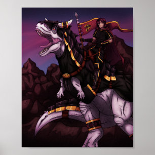 Poster Carnotaurus Knight