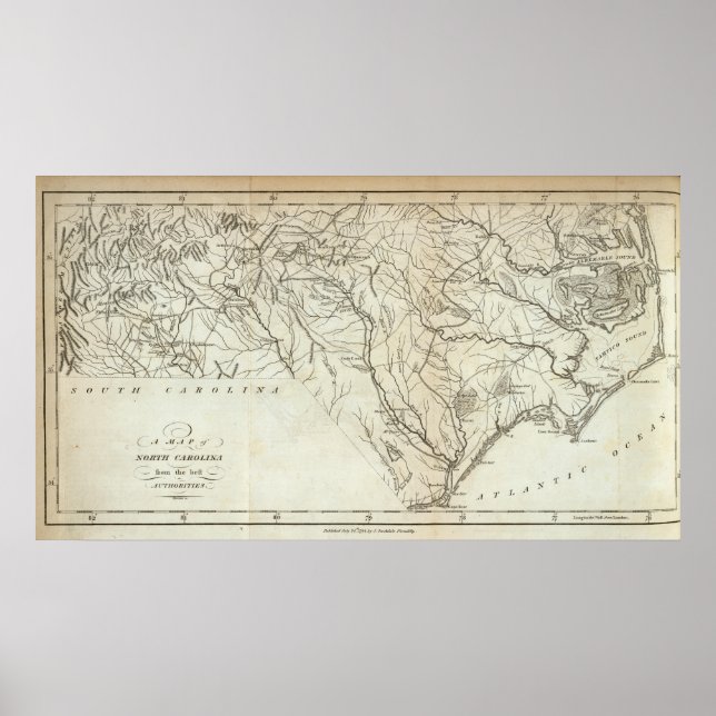 Póster Carolina do Norte 5 (Frente)