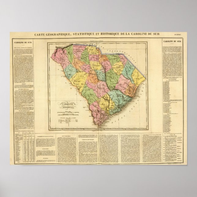 Poster Carolina do Sul EUA (Frente)
