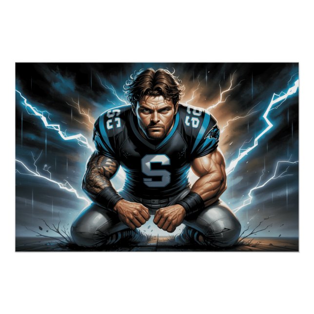 Póster Carolina Panthers 2 (Frente)