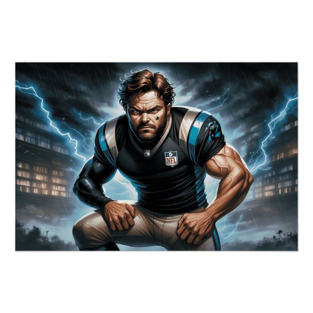 Póster Carolina Panthers 3 (Frente)