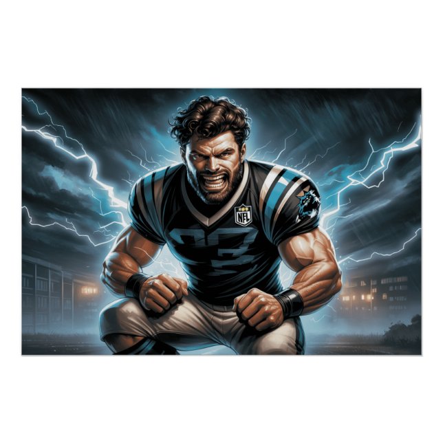 Póster Carolina Panthers 4 (Frente)