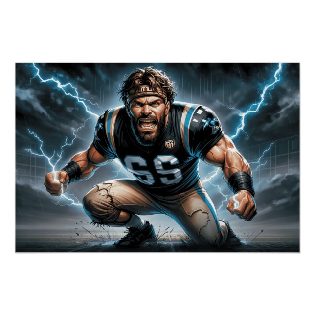 Póster Carolina Panthers 6 (Frente)