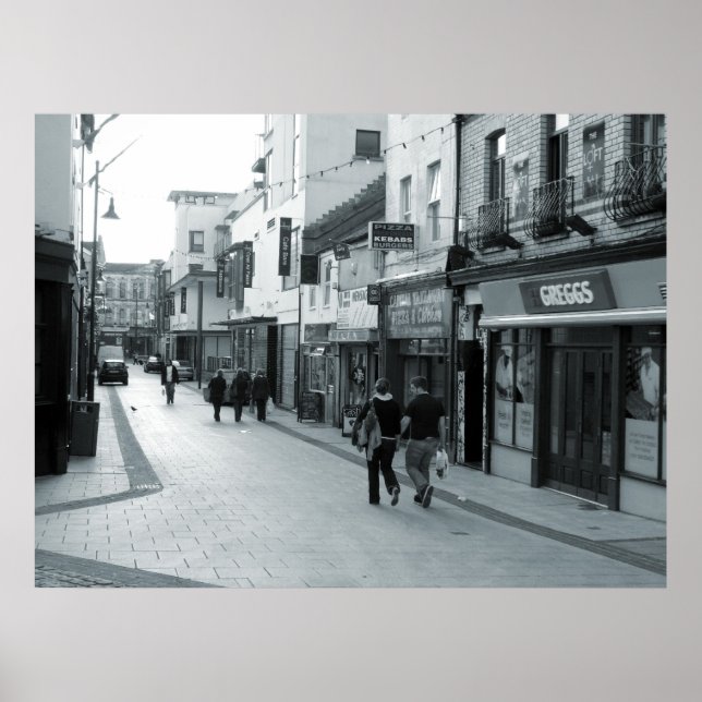 Póster Caroline Street, Cardiff (Frente)