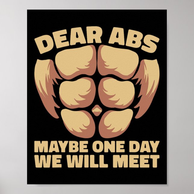 Poster Caros Abs Talvez Um Dia (Frente)