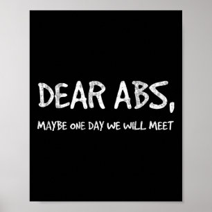 Poster Caros Abs Talvez Um Dia Nos Encontremos Engraçados