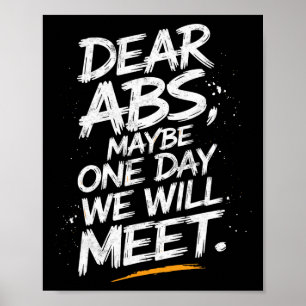 Poster Caros Abs Talvez Um Dia Nos Encontremos Engraçados