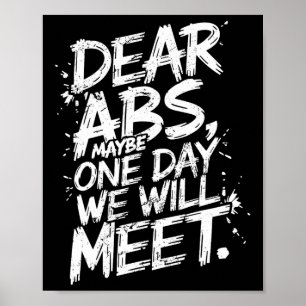 Poster Caros Abs Talvez Um Dia Nos Encontremos Engraçados