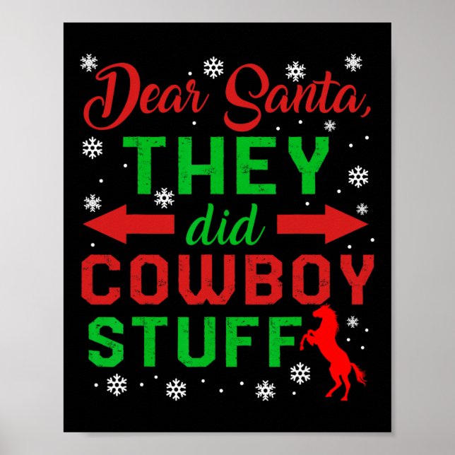 Poster Caros Papais noeis De Natal Eles Fizeram Coisas De (Frente)