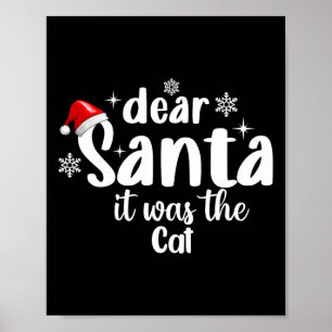 Poster Caros Papais noeis Era O Natal Engraçado Da Gata