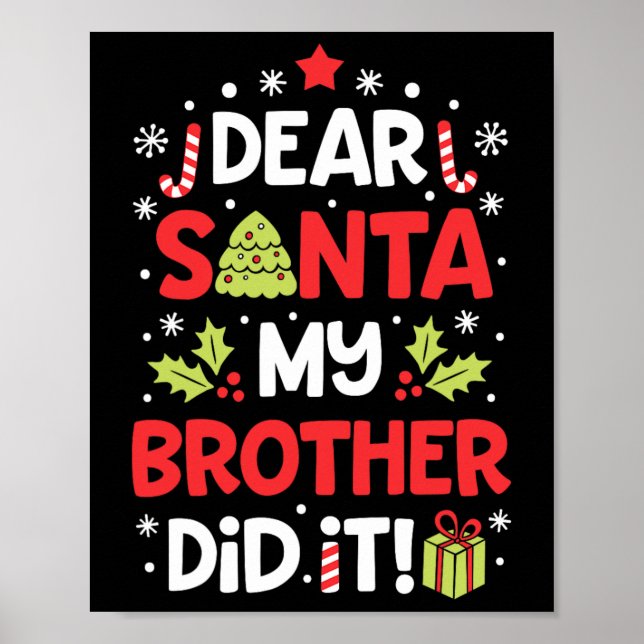Poster Caros Papais noeis Meu Irmão Divertiu As Garotas D (Frente)
