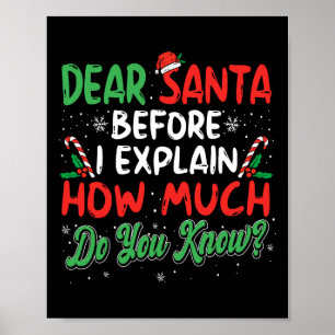 Poster Caros Papais noeis Posso Explicar Homens Divertido