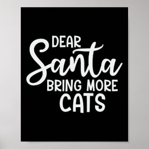 Poster Caros Papais noeis Trazem Mais Gatos Feliz Família
