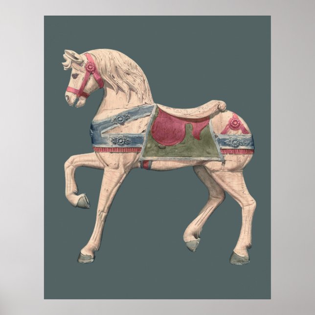 Poster Carousel Horse por Henry Murphy (Frente)