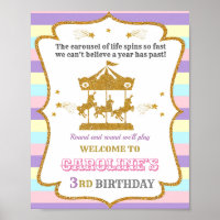 Carousel - sinal de boas-vindas a Girl circus post