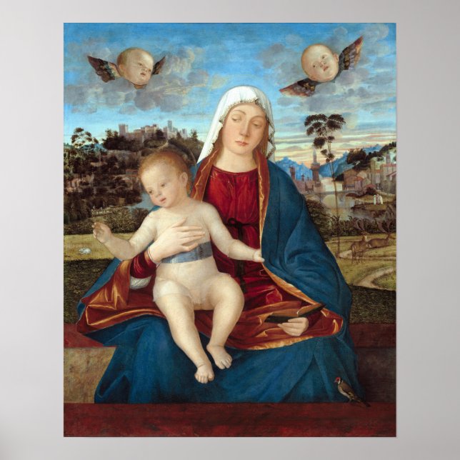 Poster Carpaccio Madonna e Child (Frente)