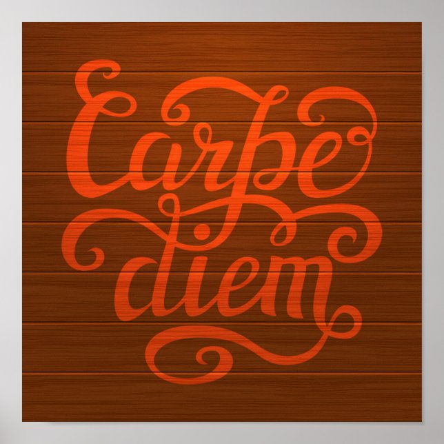 Poster Carpe Diem' (Frente)