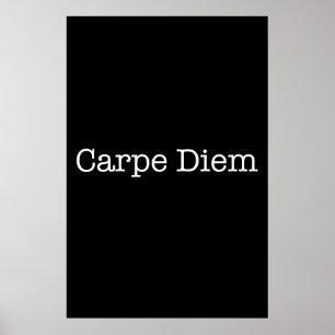 Poster Carpe Diem apreende as citações do dia - citaç