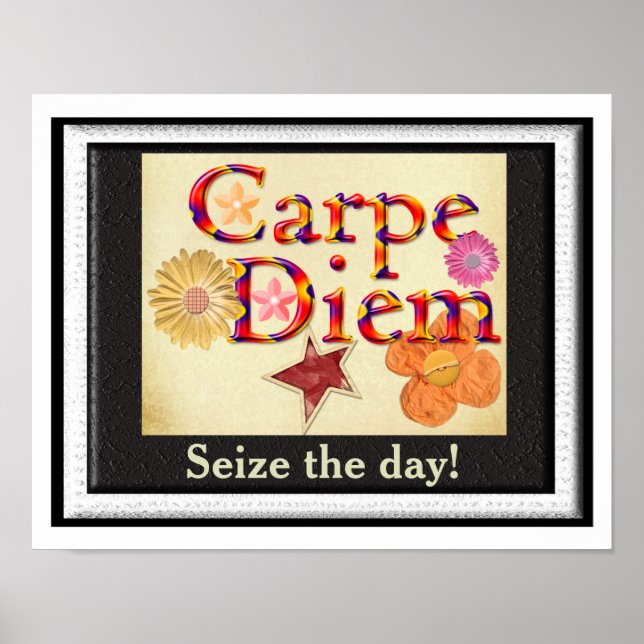Poster Carpe Diem - Aproveite o dia (Frente)