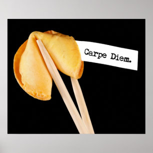 Poster Carpe Diem Fortune Cookie