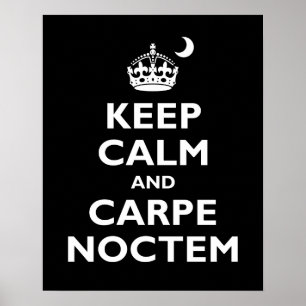 Póster Carpe Noctem!