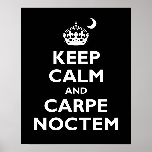 Póster Carpe Noctem! (Frente)