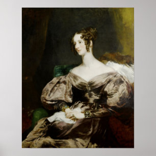 Poster Carpinteiro - Retrato Da Condessa Harriet Howe