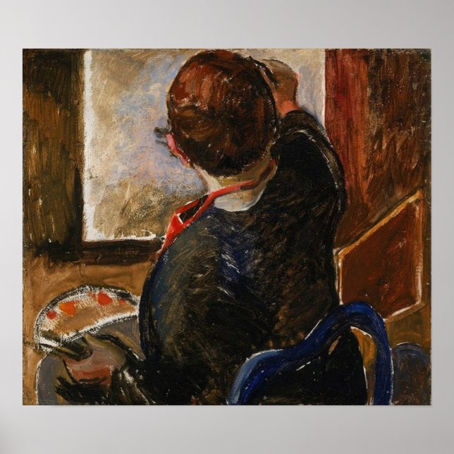 Poster Carr - autorretrato 1924 (Frente)