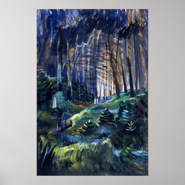 Poster Carr - Deep Woods 1936 (Frente)